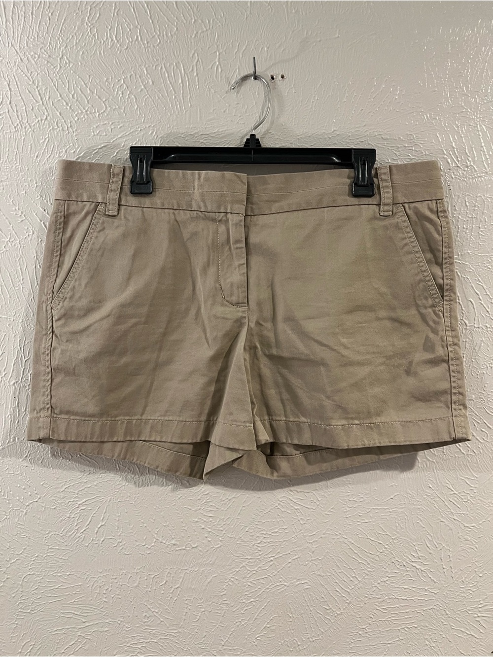 J. Crew Beige Cotton Chino Bermuda Shorts